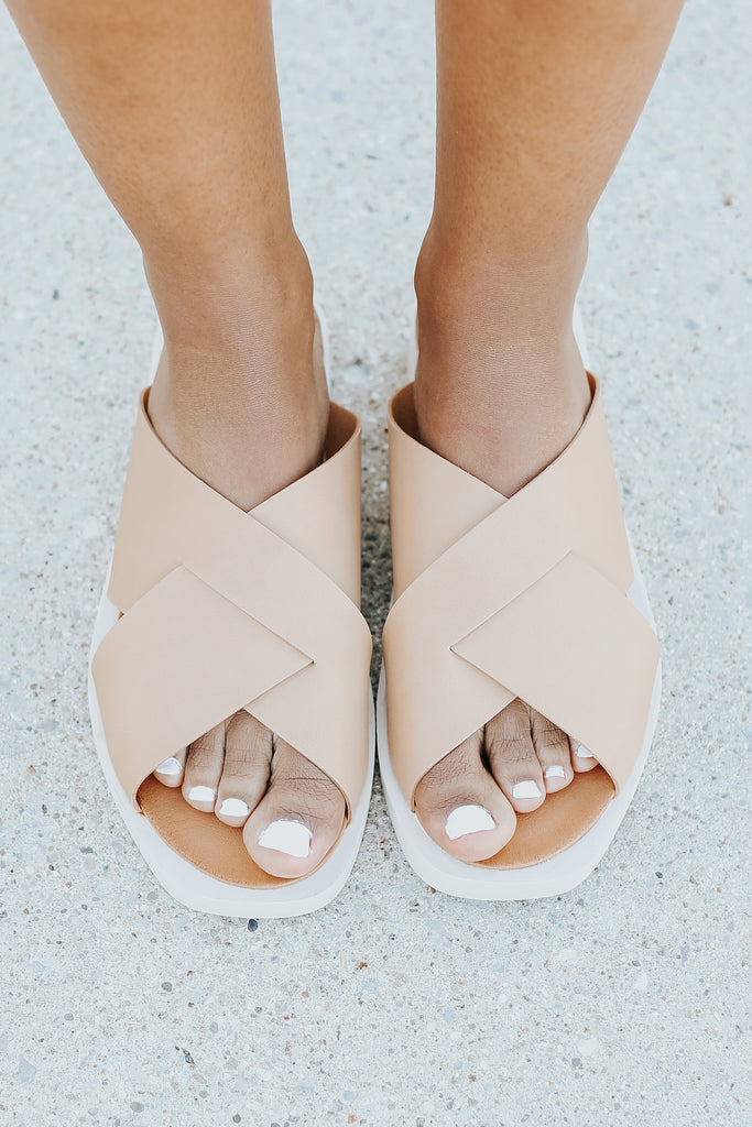 Vincent Casual Slide Sandals - BluePeppermint Boutique