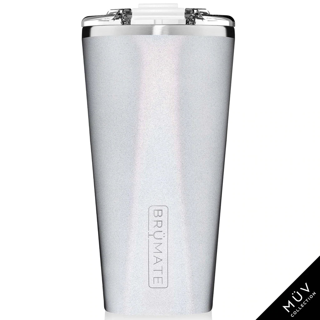 BruMate Imperial Pint MUV-Glitter White - BluePeppermint Boutique