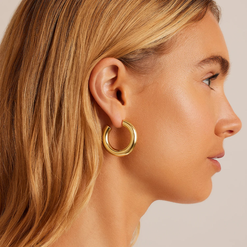 Gorjana Lou Statement Hoops - BluePeppermint Boutique