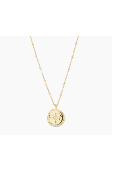 Gorjana Compass Coin Necklace - BluePeppermint Boutique