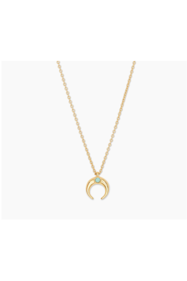 Gorjana Cayne Crescent Charm Necklace - BluePeppermint Boutique
