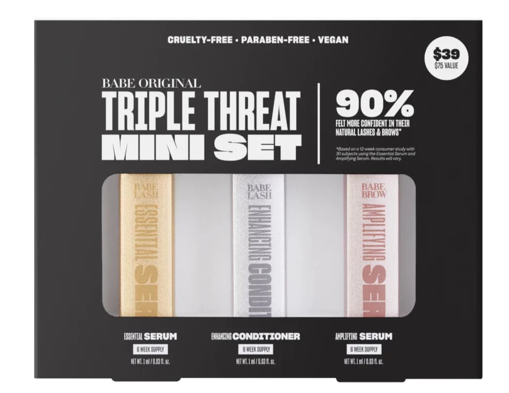 Babe Lash Triple Threat Mini Set - BluePeppermint Boutique