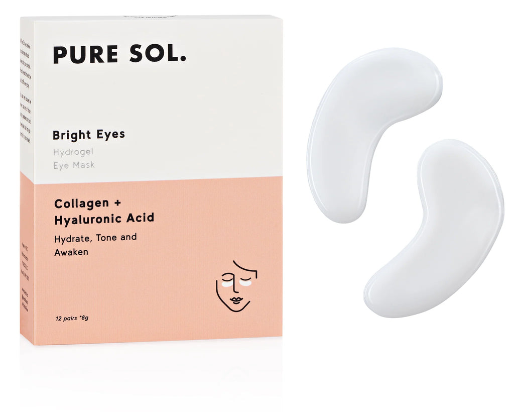 Bright Eyes Collagen Hydrogel Eye Mask - BluePeppermint Boutique
