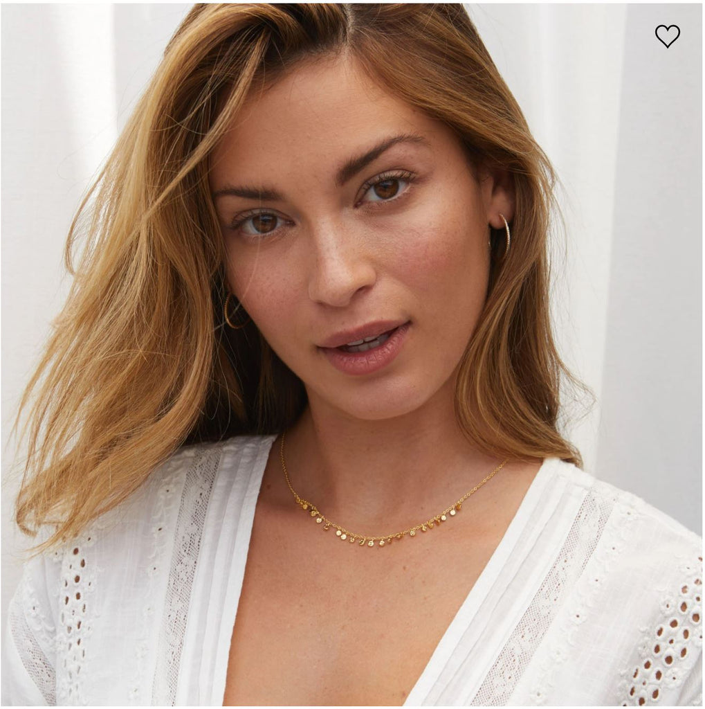 Gorjana Chloe Mini Necklace-Gold - BluePeppermint Boutique