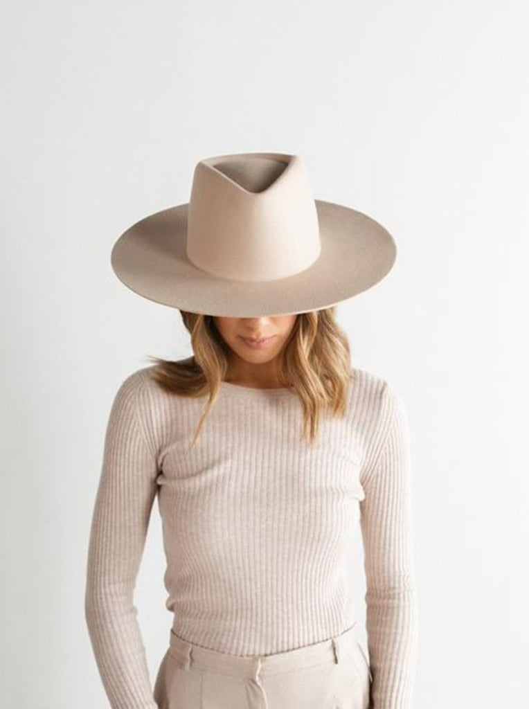 Gigi Pip Dakota Triangle Crown-Cream - BluePeppermint Boutique