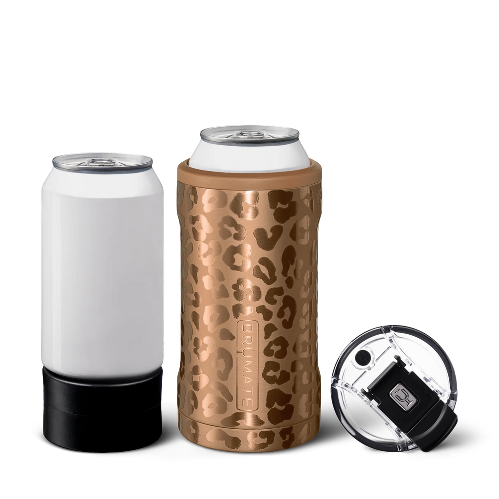 BruMate Hopsulator Trio-Gold Leopard - BluePeppermint Boutique