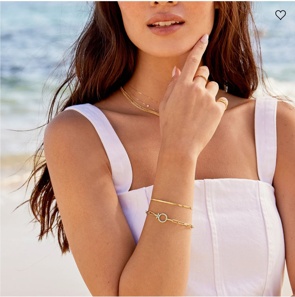 Gorjana Parker Bracelet-Gold - BluePeppermint Boutique
