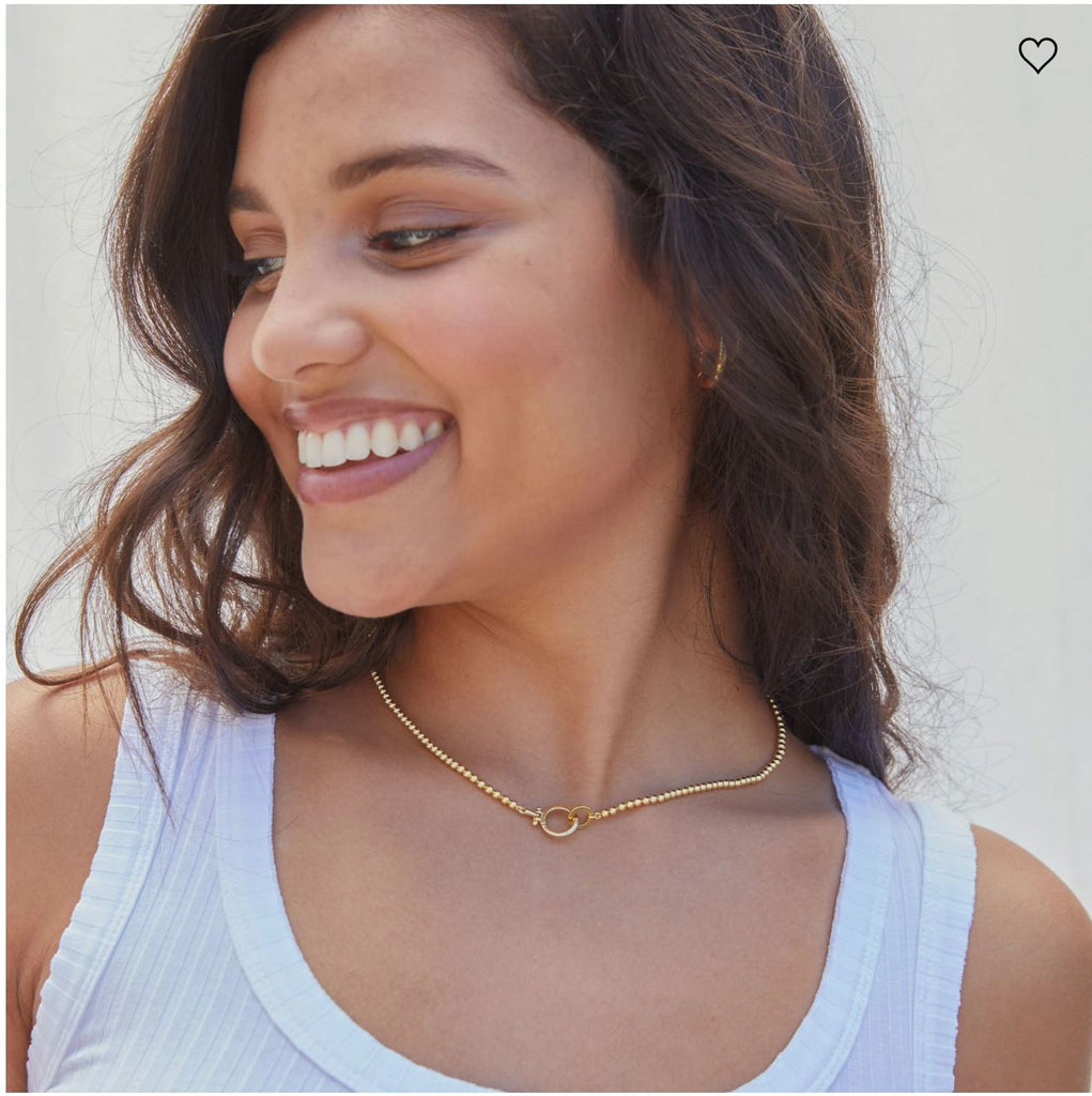 Gorjana Parker Bead Necklace - BluePeppermint Boutique