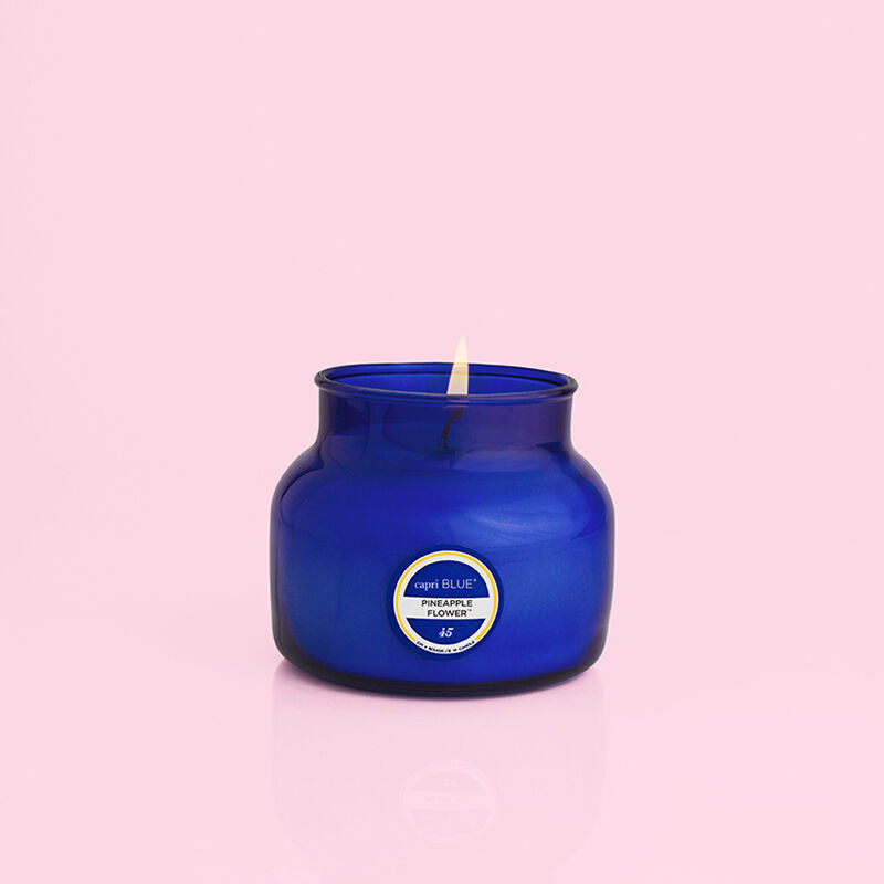 Capri Blue Petite Jar Candle - Pineapple Flower - BluePeppermint Boutique