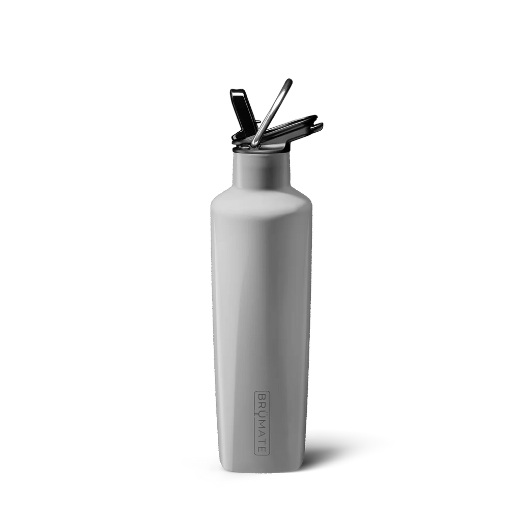 BruMate ReHydration Bottle 16oz-Concrete Gray - BluePeppermint Boutique