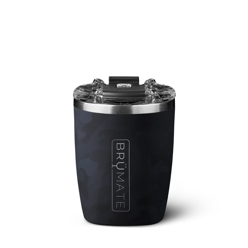 BruMate Rocks Tumbler 12oz-Black Camo - BluePeppermint Boutique