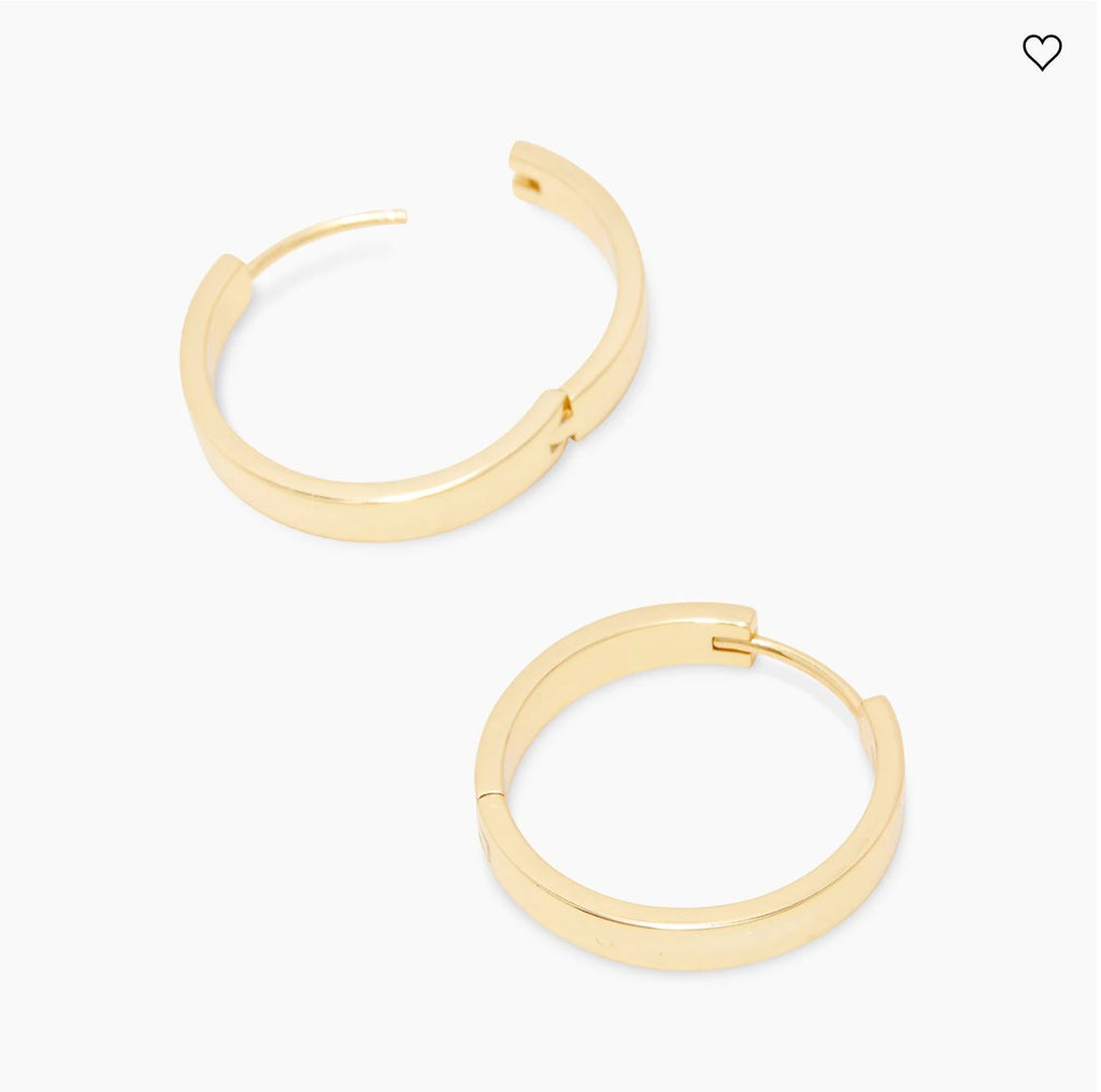 Gorjana Rose Hoops - BluePeppermint Boutique