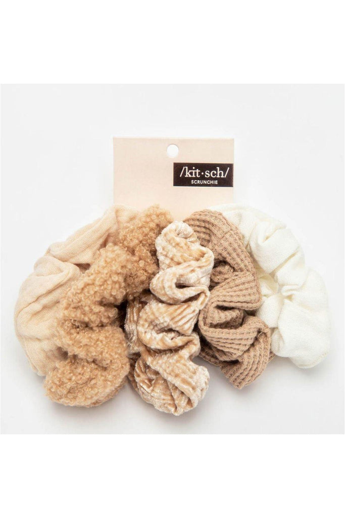 Kitsch Assorted Textured Scrunchies - BluePeppermint Boutique